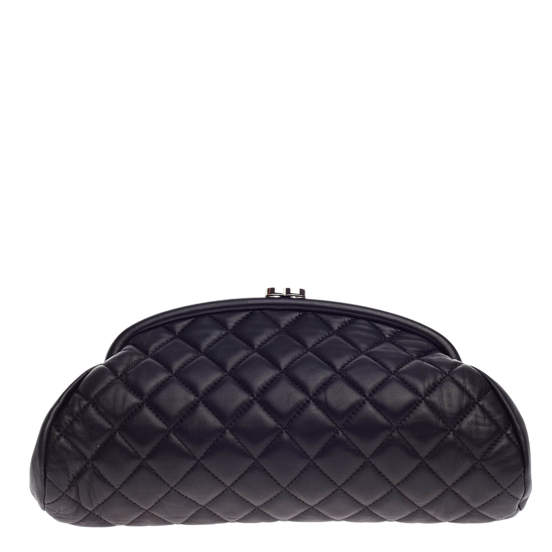 Timeless Clutch Quilted Lambskin