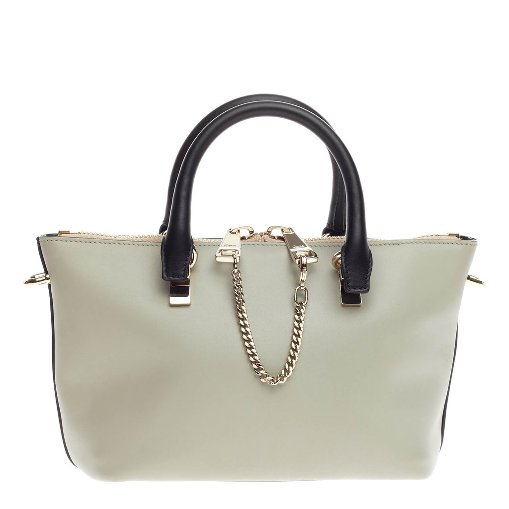 Bicolor Baylee Satchel Leather Mini