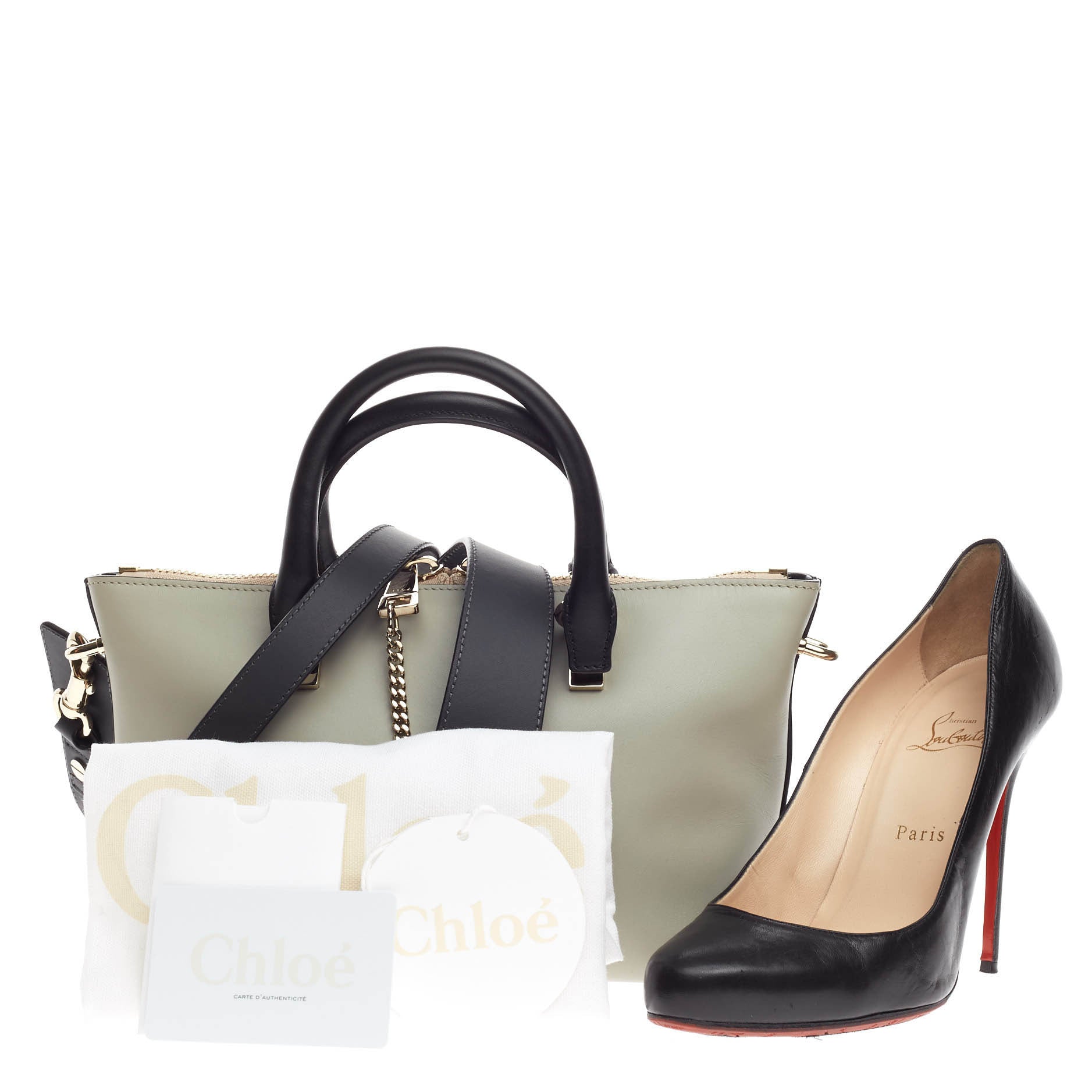 Bicolor Baylee Satchel Leather Mini