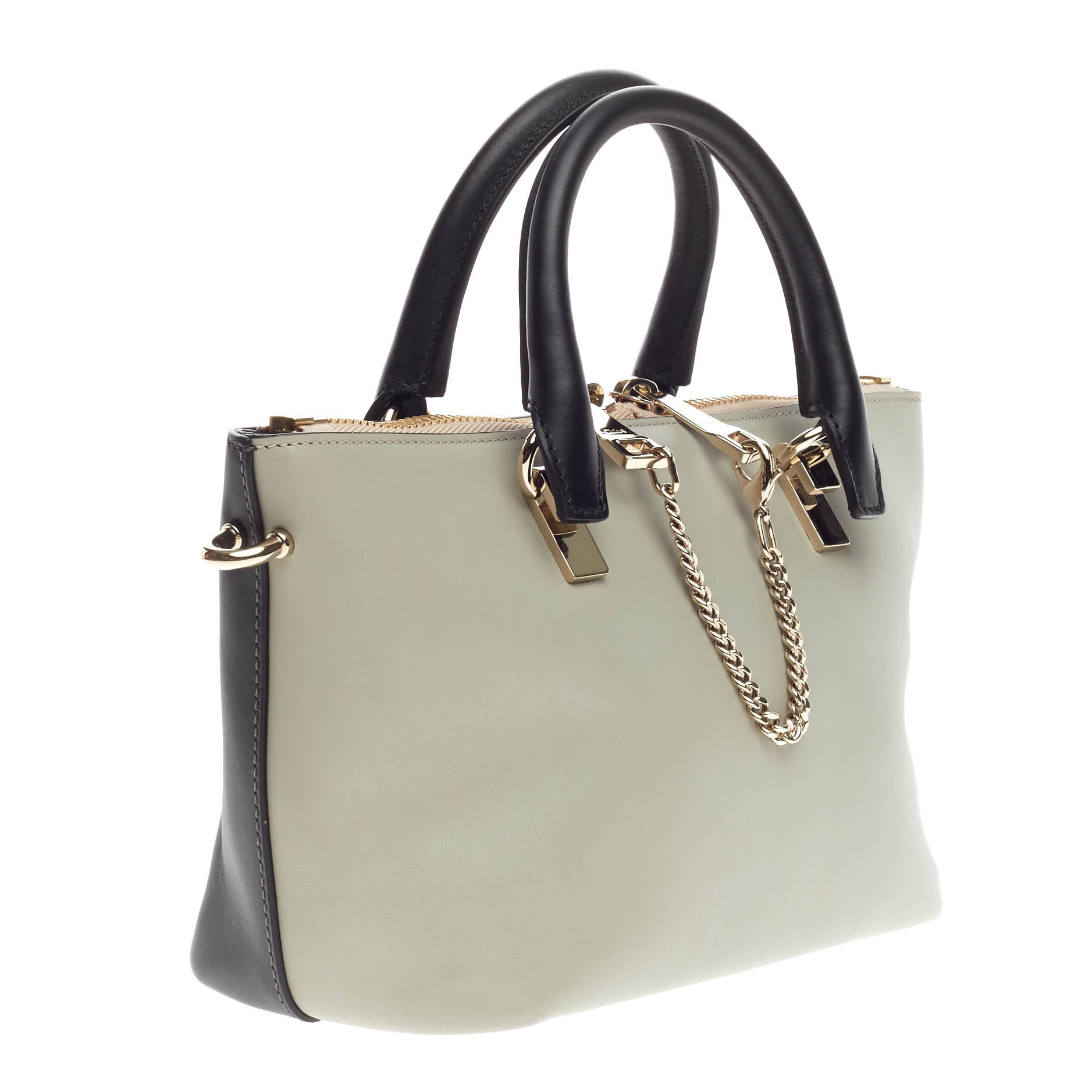 Bicolor Baylee Satchel Leather Mini