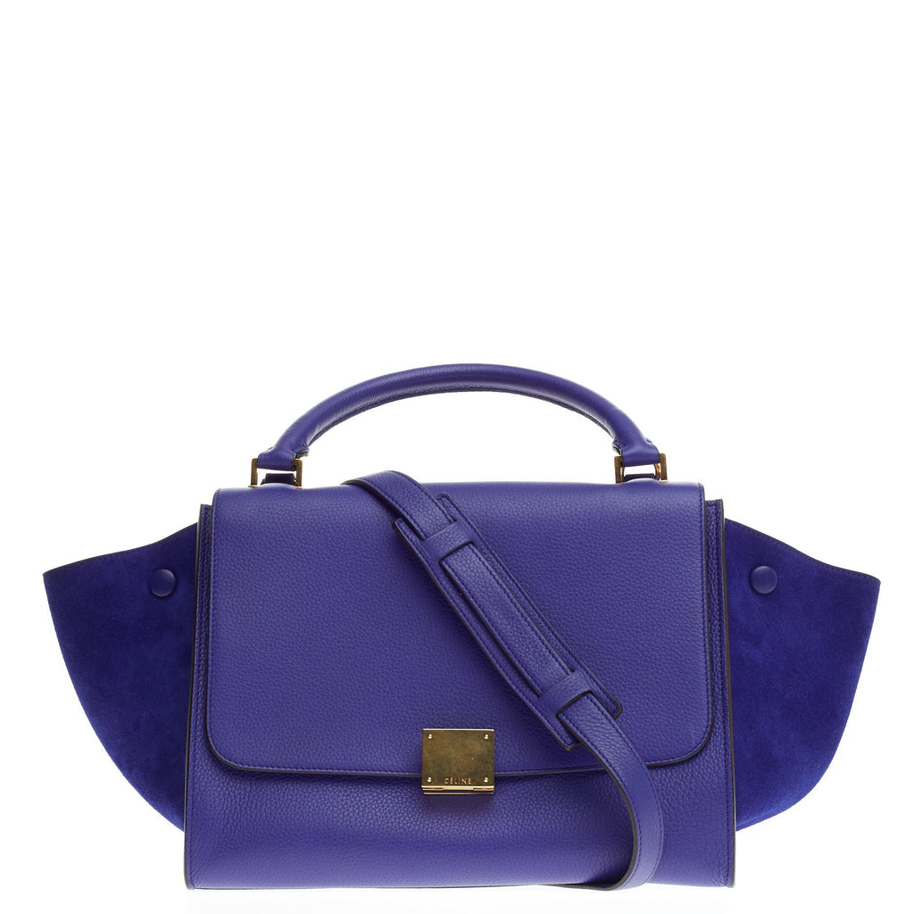 Trapeze Handbag Grainy Leather Mini