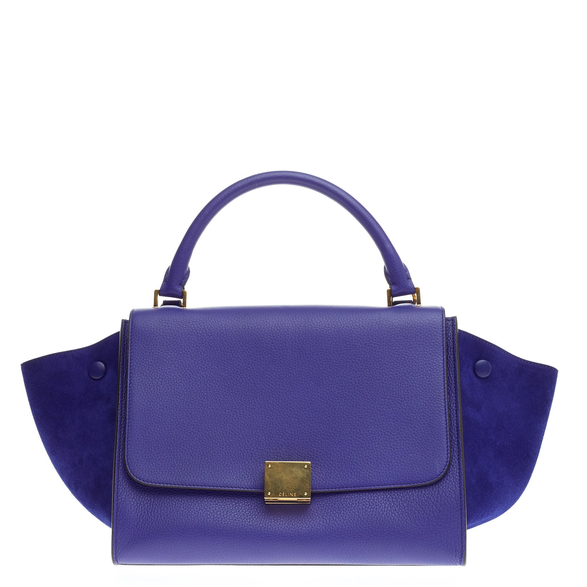 Trapeze Handbag Grainy Leather Mini