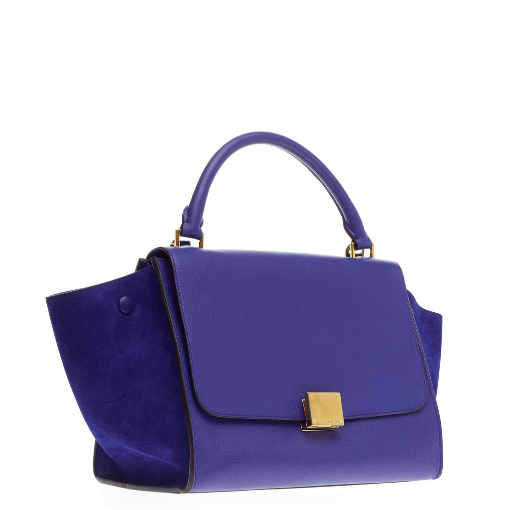 Trapeze Handbag Grainy Leather Mini