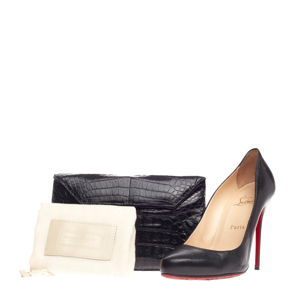 Envelope Clutch Crocodile Long