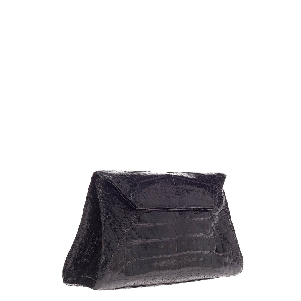 Envelope Clutch Crocodile Long