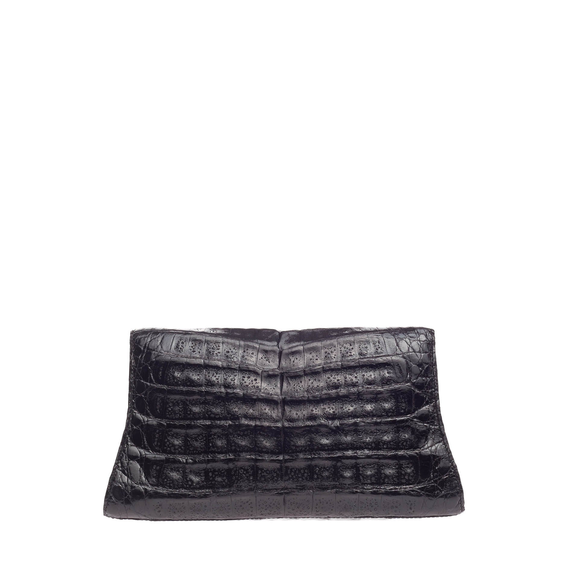 Envelope Clutch Crocodile Long