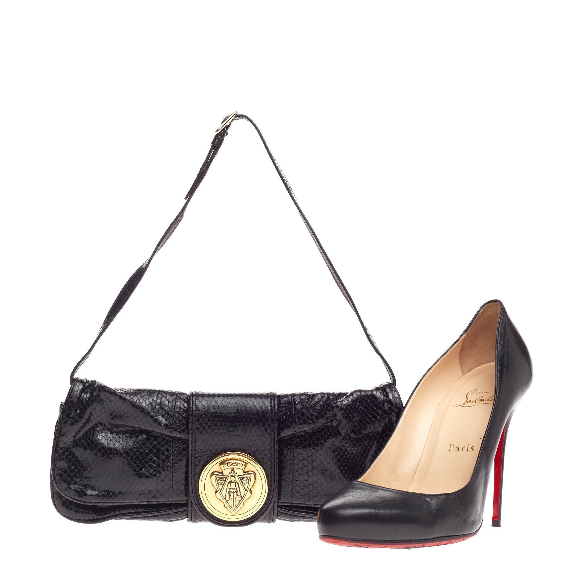 Hysteria Convertible Clutch Snakeskin
