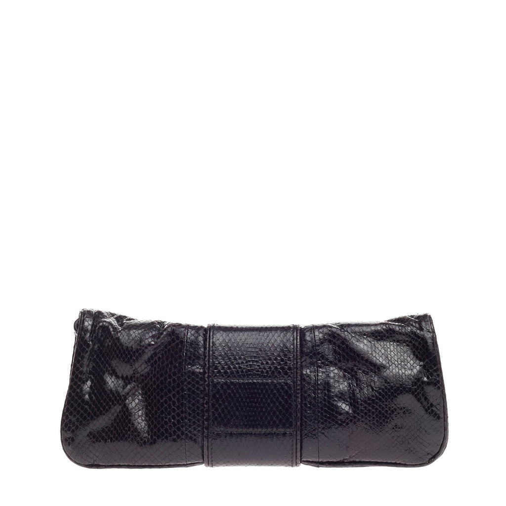 Hysteria Convertible Clutch Snakeskin