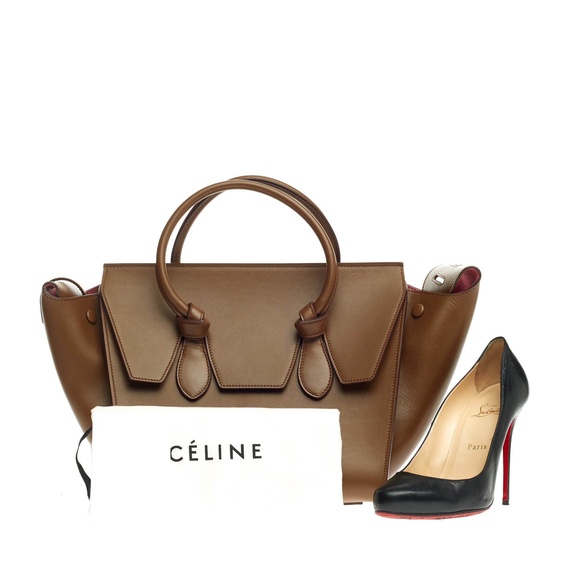 Tie Knot Tote Smooth Leather Mini