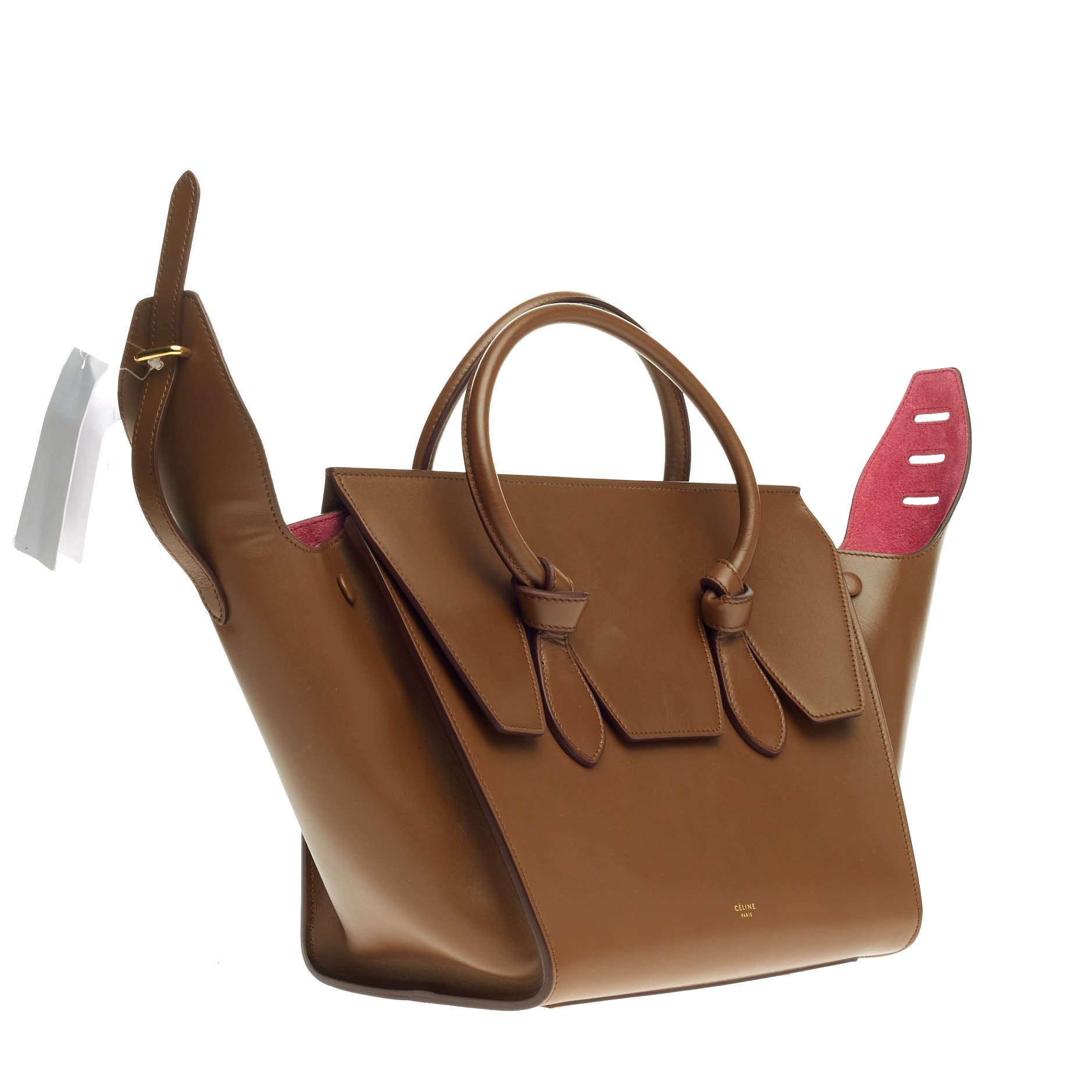 Tie Knot Tote Smooth Leather Mini