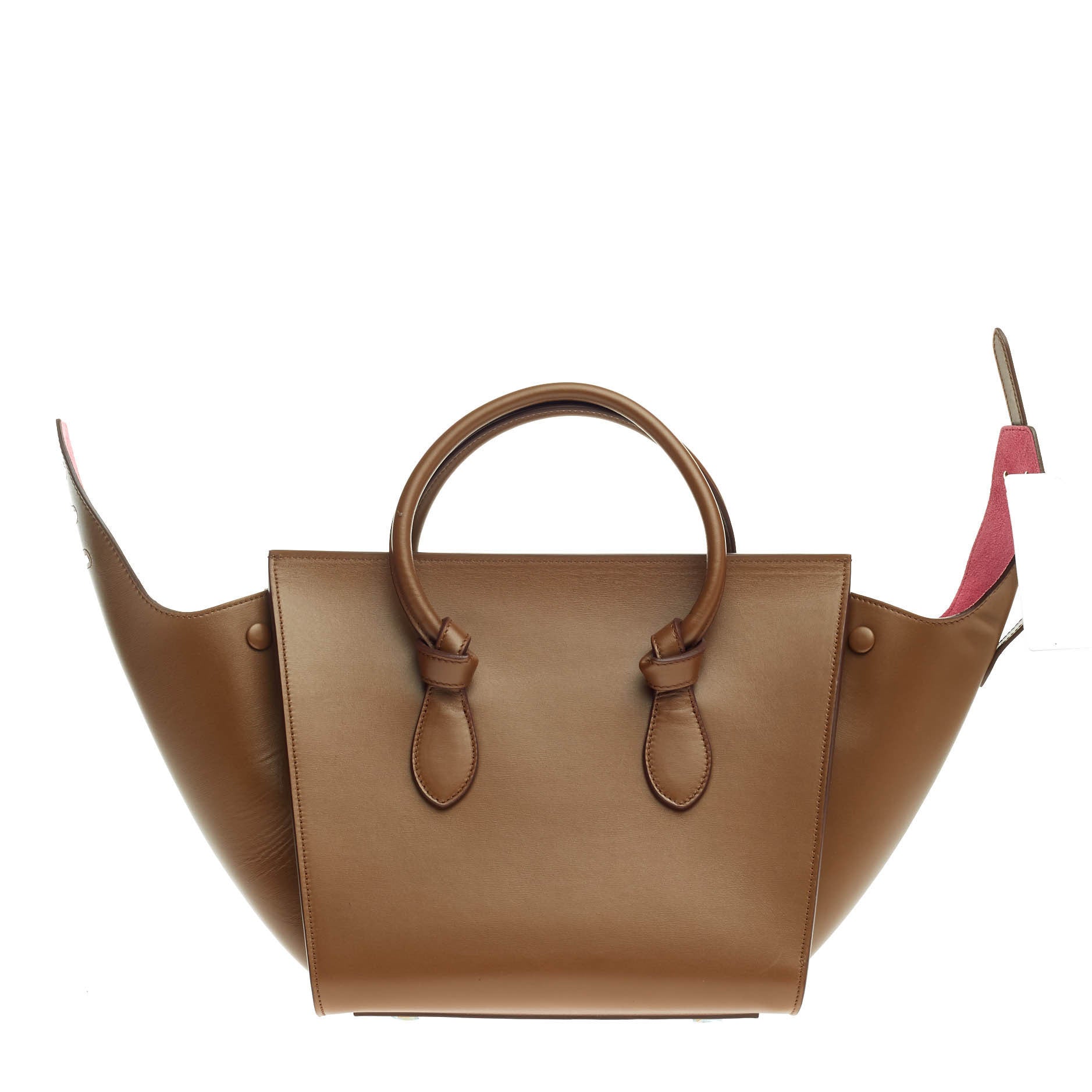Tie Knot Tote Smooth Leather Mini