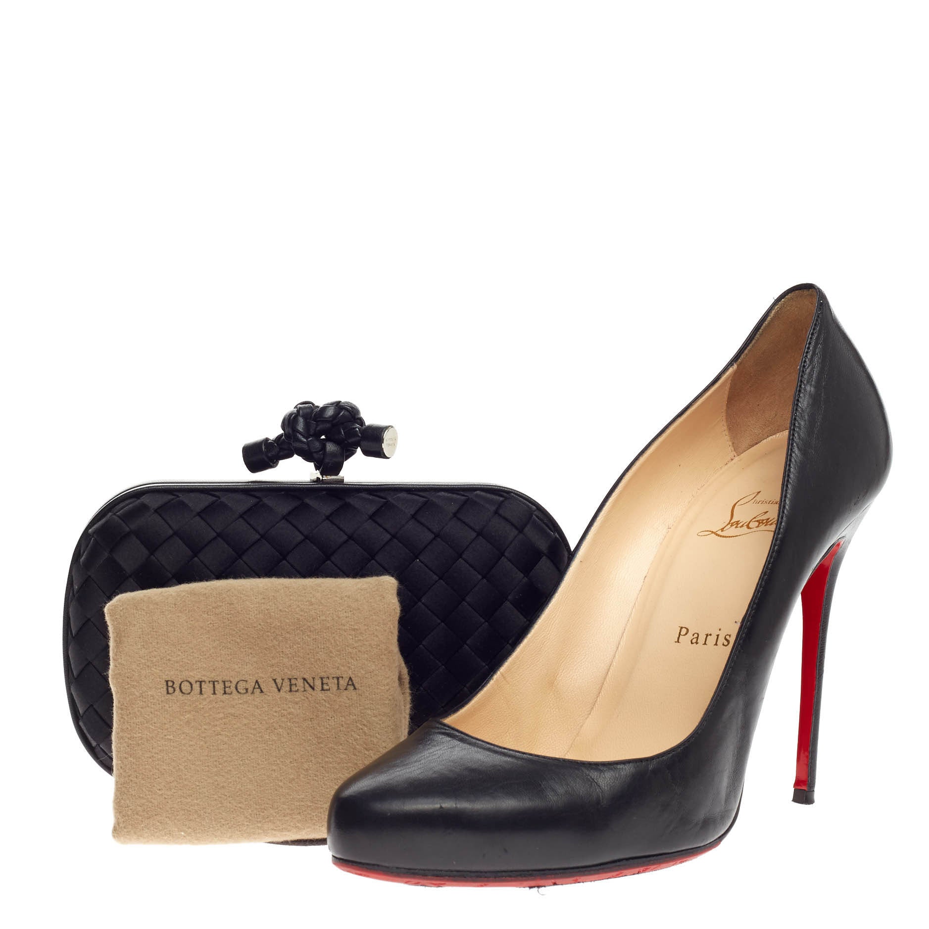 Box Knot Clutch Satin Small