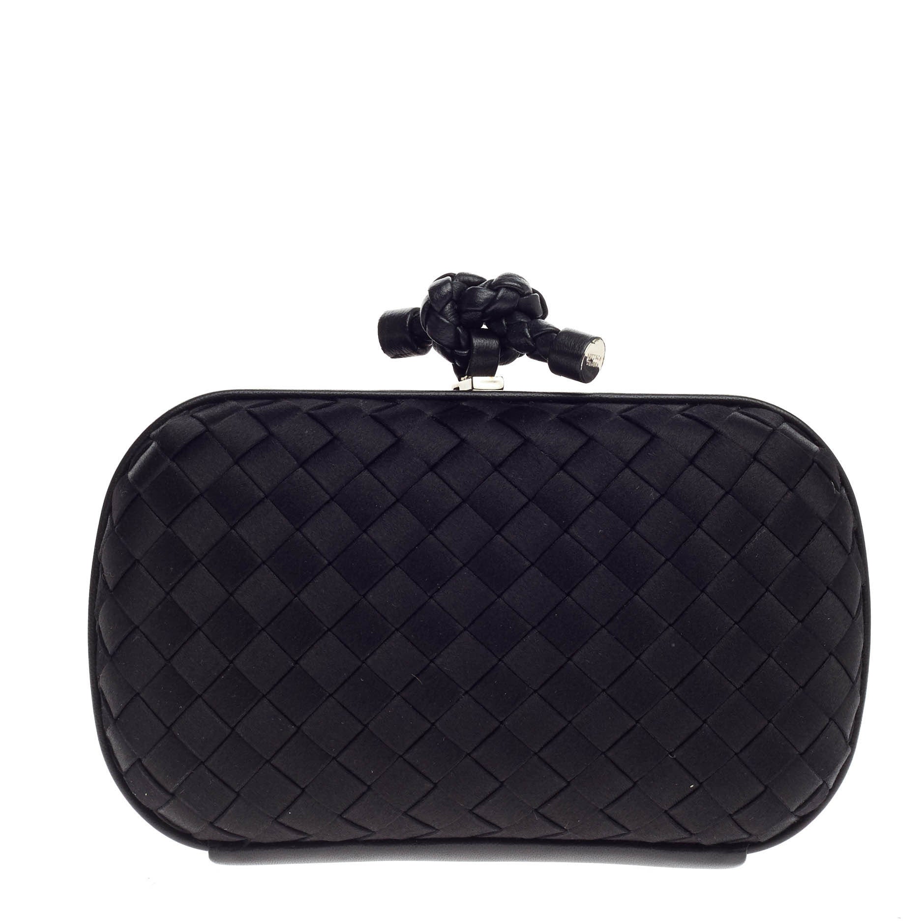 Box Knot Clutch Satin Small