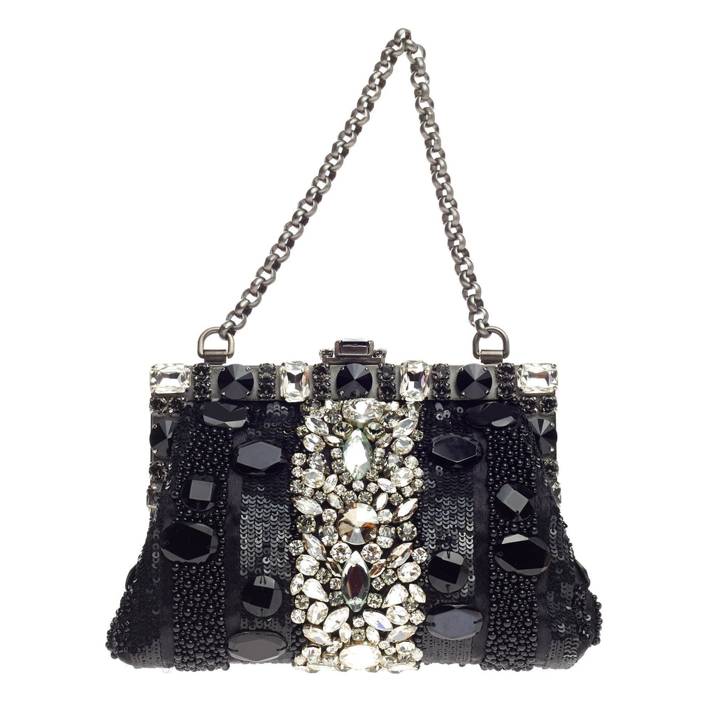 Vanda Evening Clutch Crystal and Sequins Small