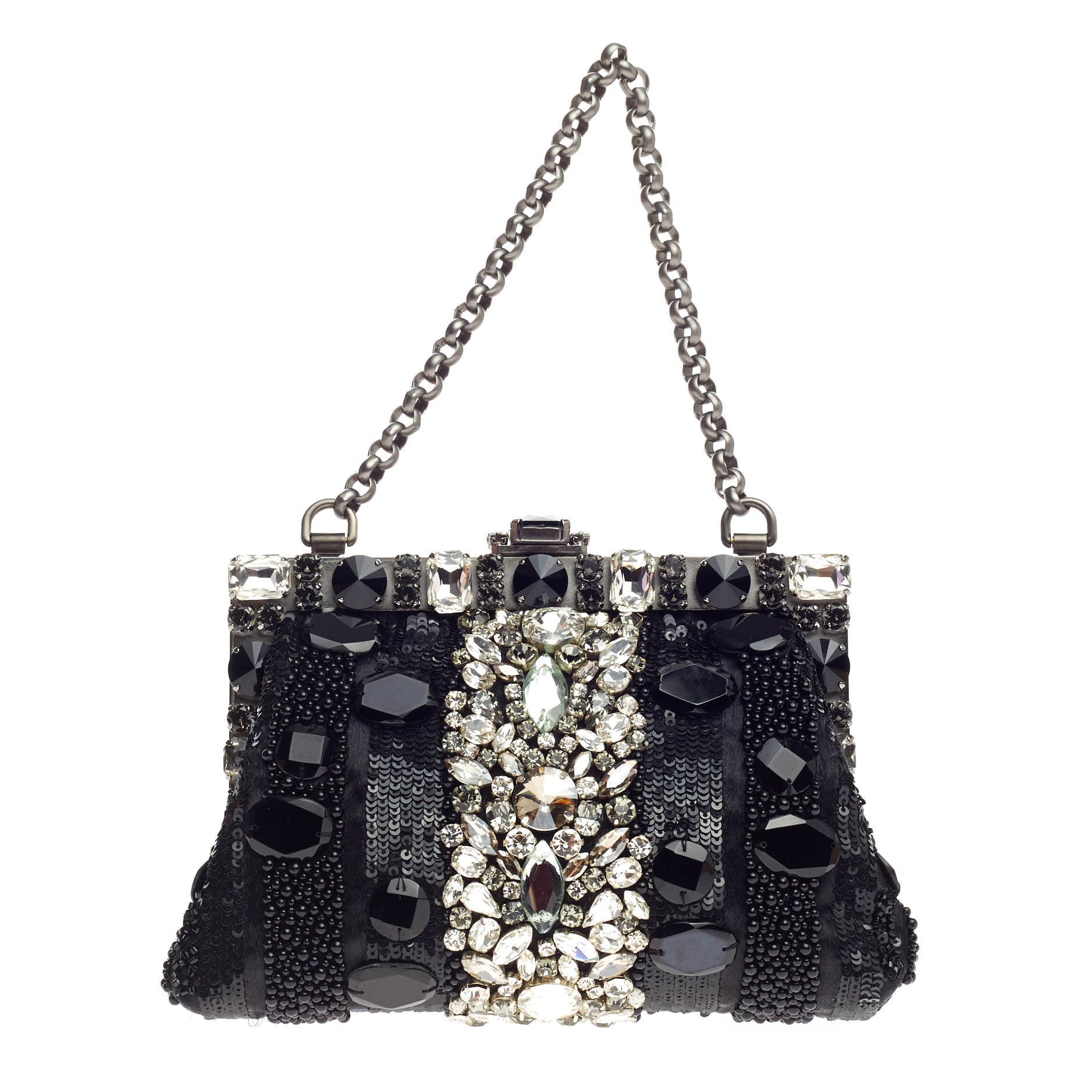 Vanda Evening Clutch Crystal and Sequins Small