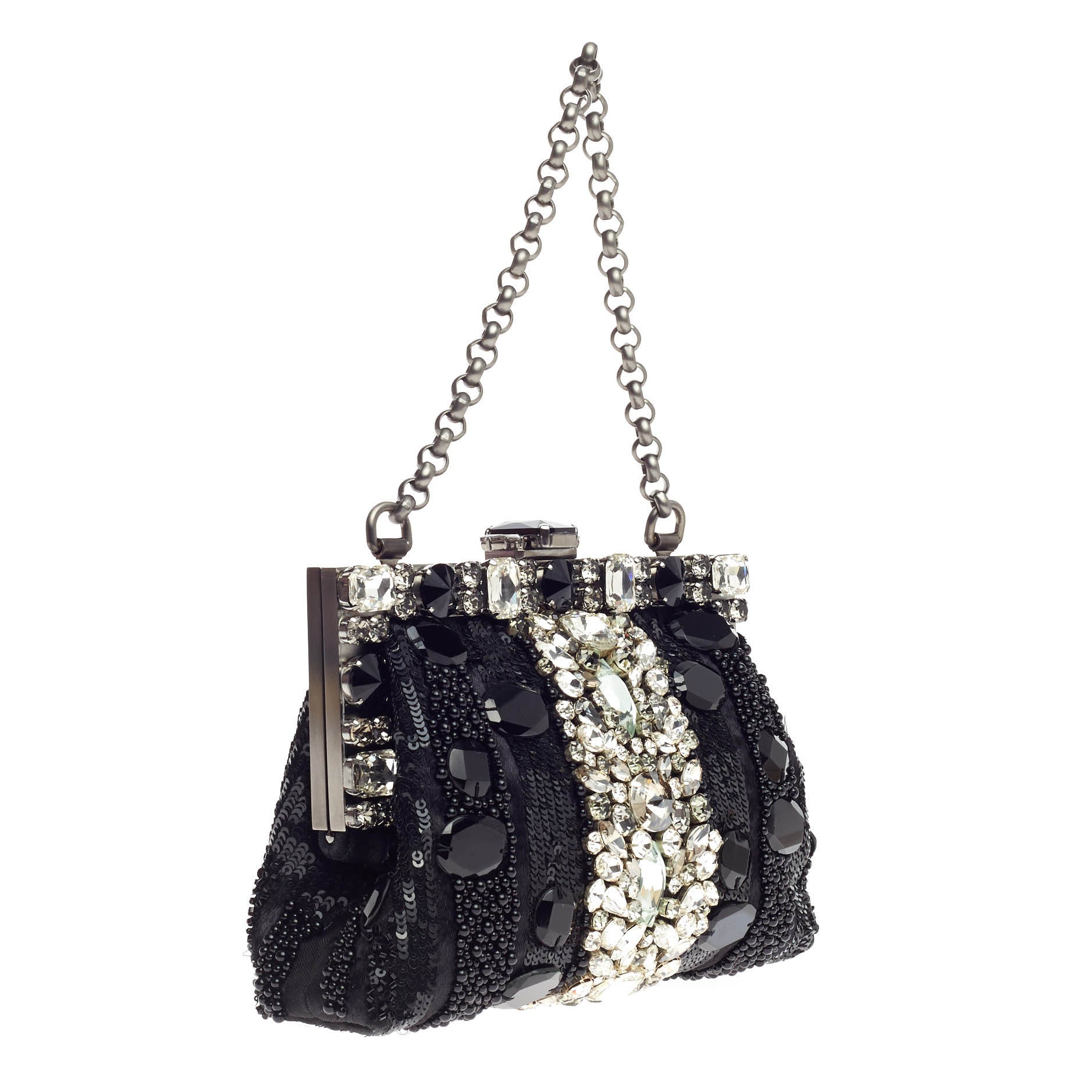 Vanda Evening Clutch Crystal and Sequins Small