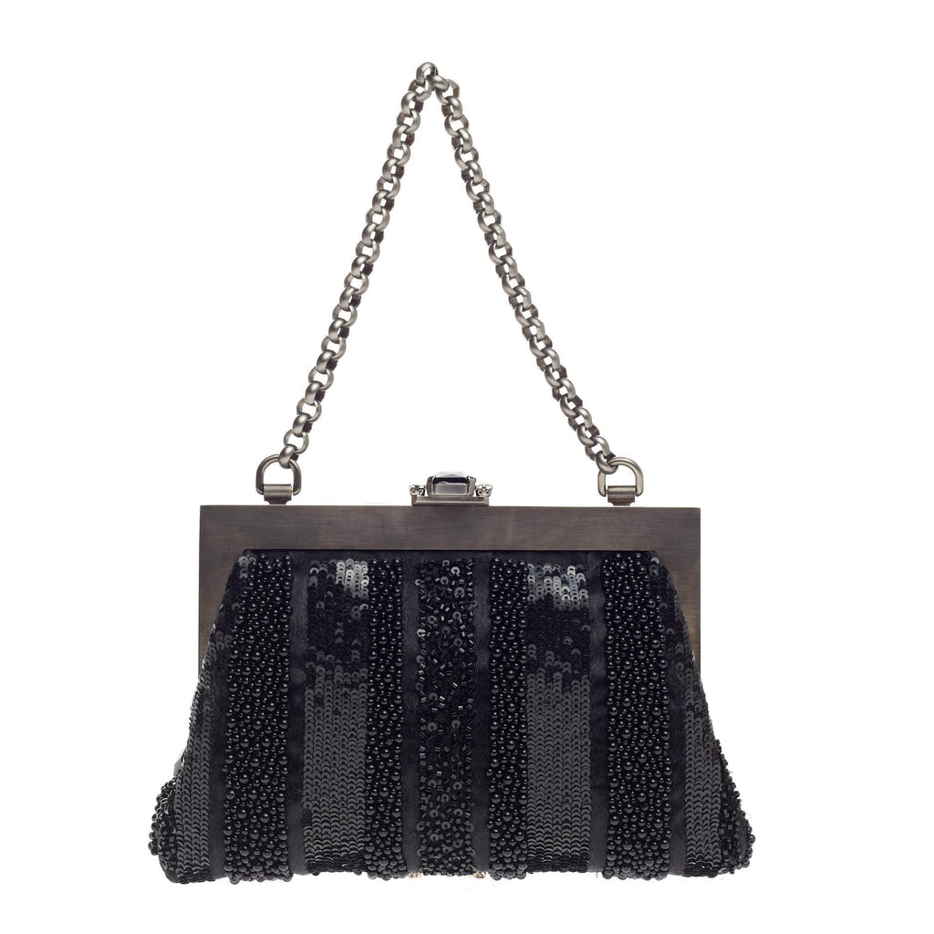 Vanda Evening Clutch Crystal and Sequins Small