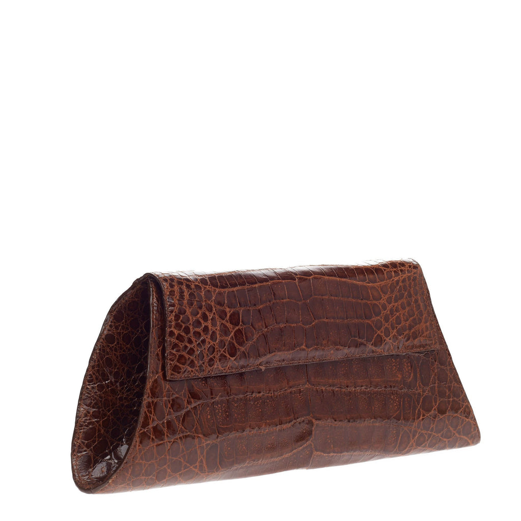 Envelope Clutch Crocodile Long