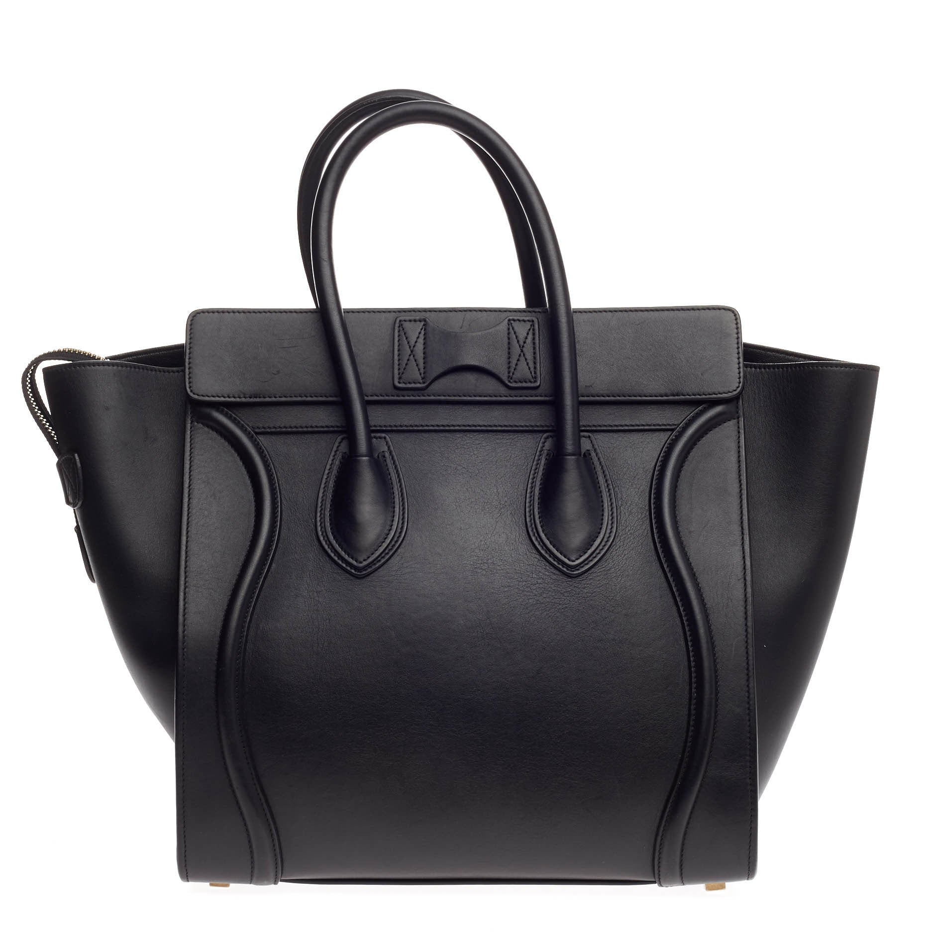 Luggage Handbag Smooth Leather Mini