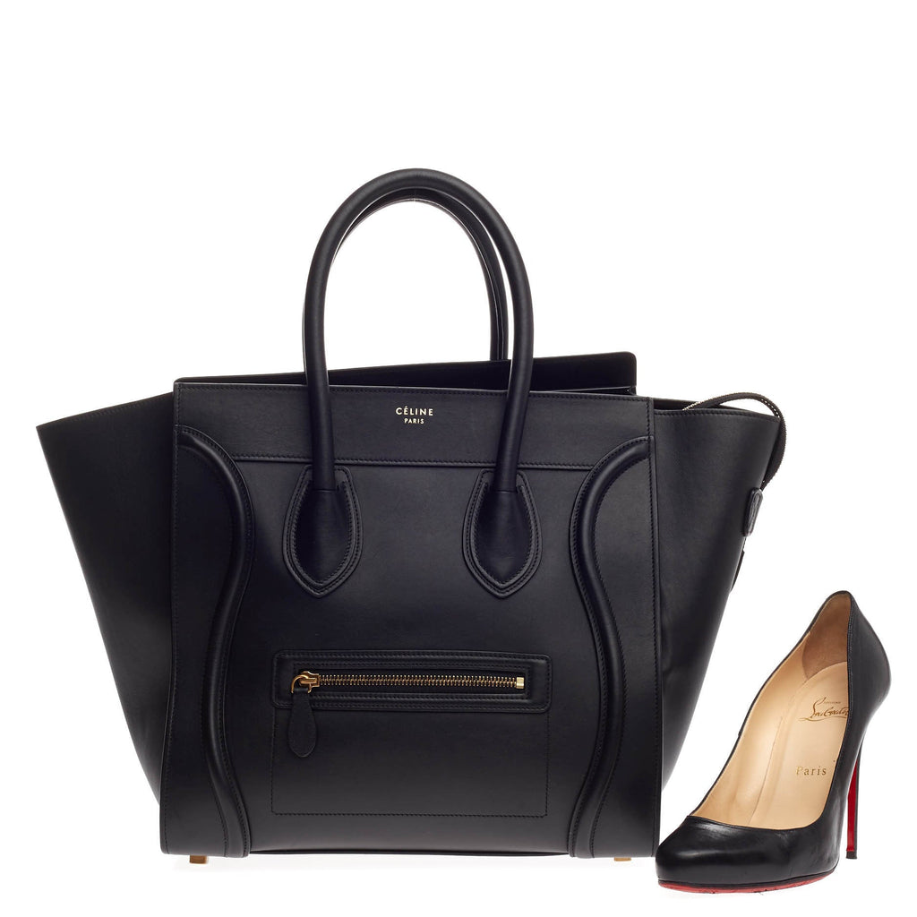 Luggage Handbag Smooth Leather Mini