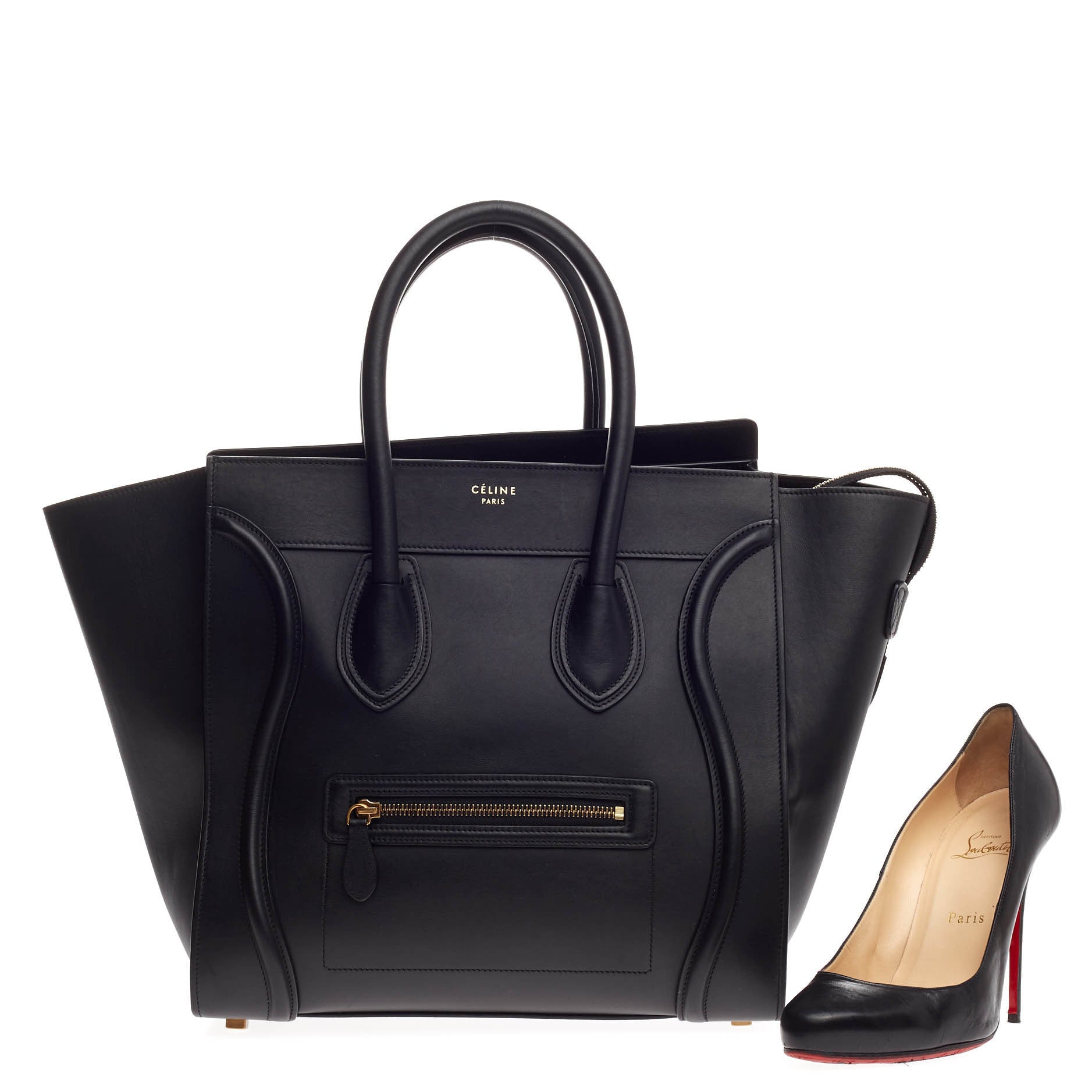 Luggage Handbag Smooth Leather Mini