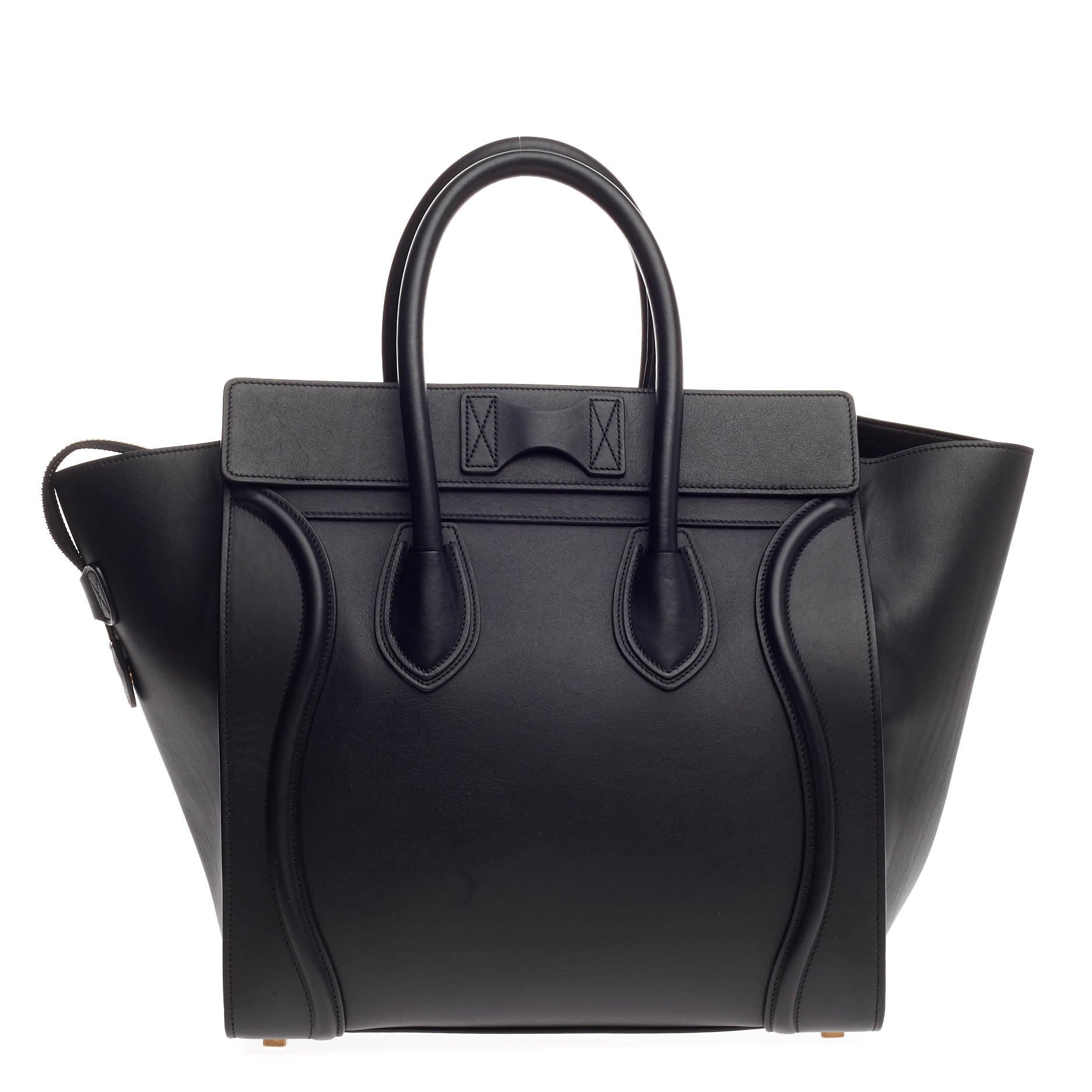 Luggage Handbag Smooth Leather Mini