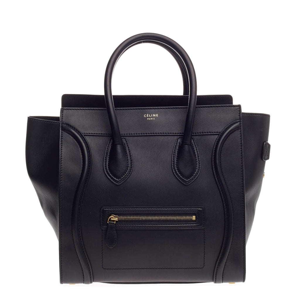 Luggage Handbag Smooth Leather Mini