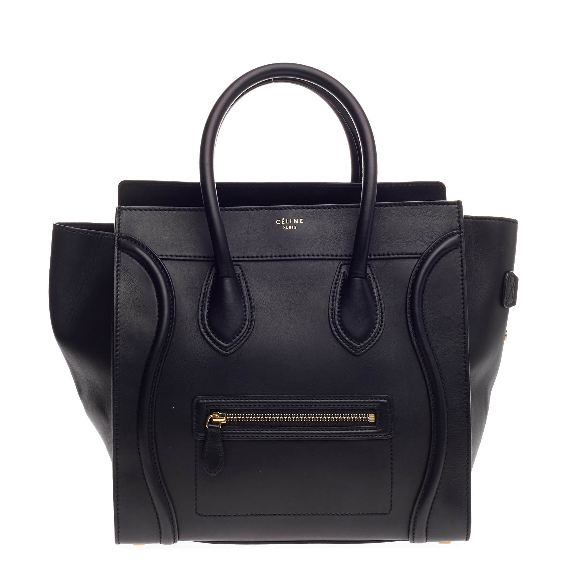 Luggage Handbag Smooth Leather Mini