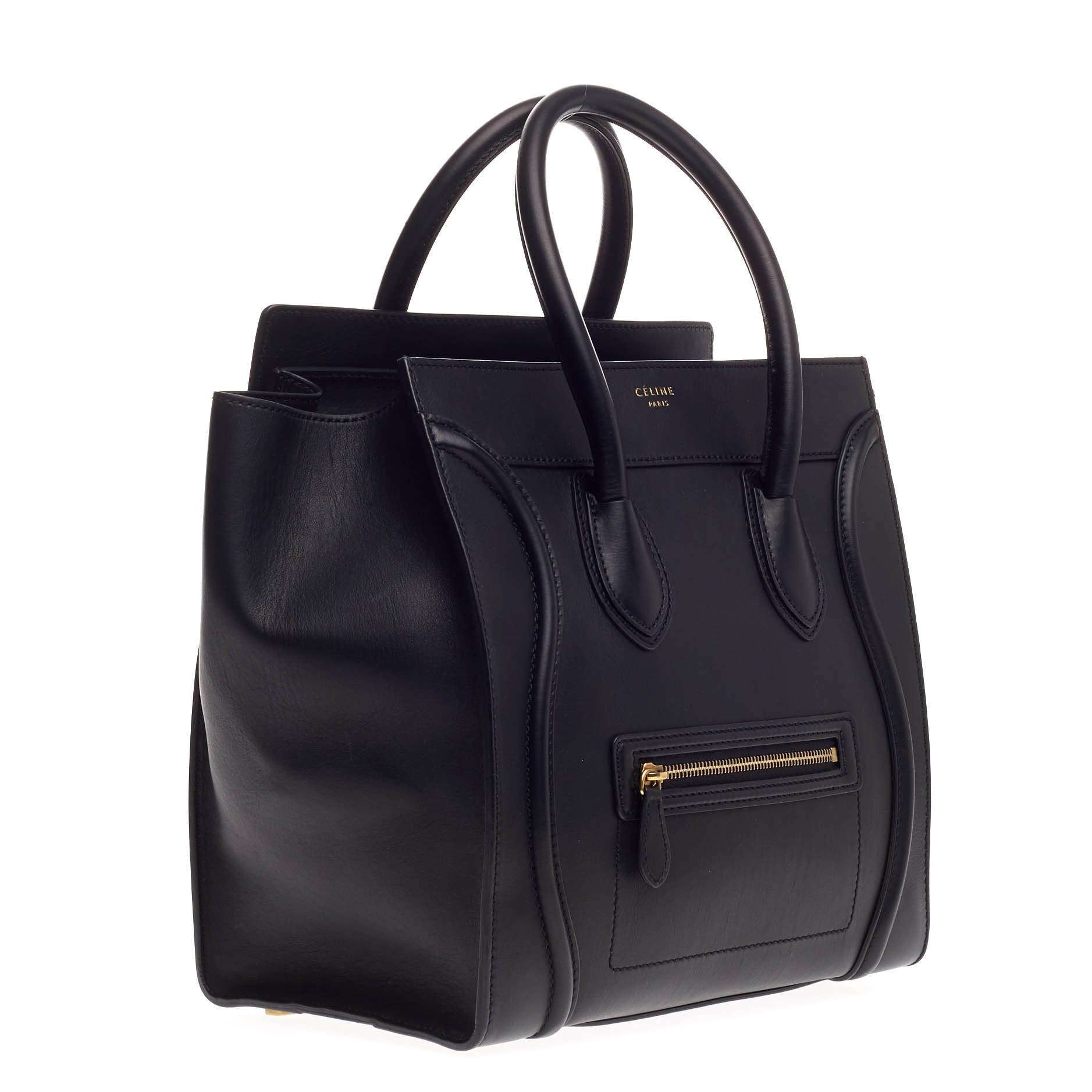 Luggage Handbag Smooth Leather Mini