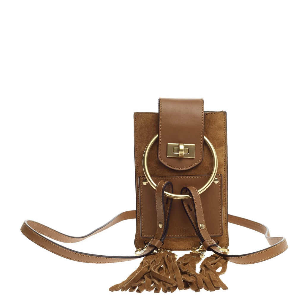 Jane Crossbody Bag Leather and Suede Mini