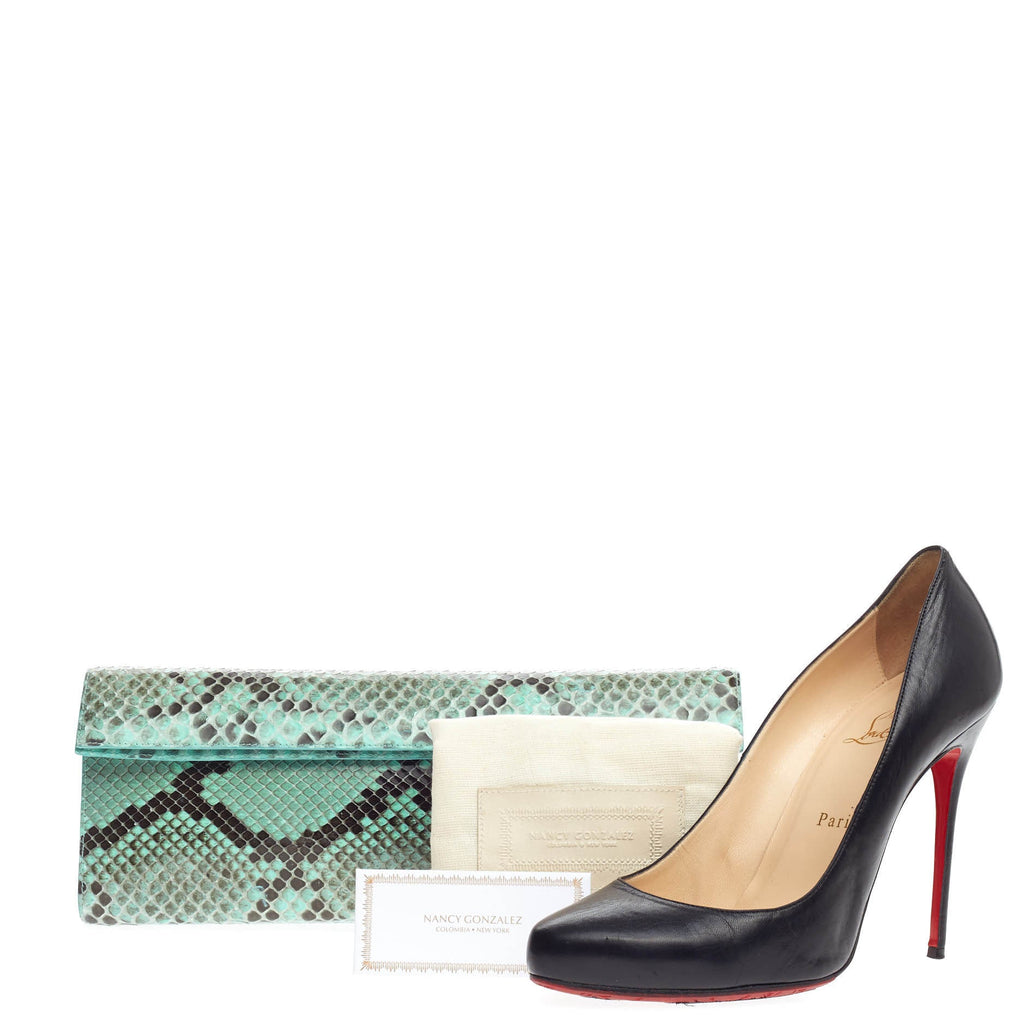 Flap Clutch Python Long