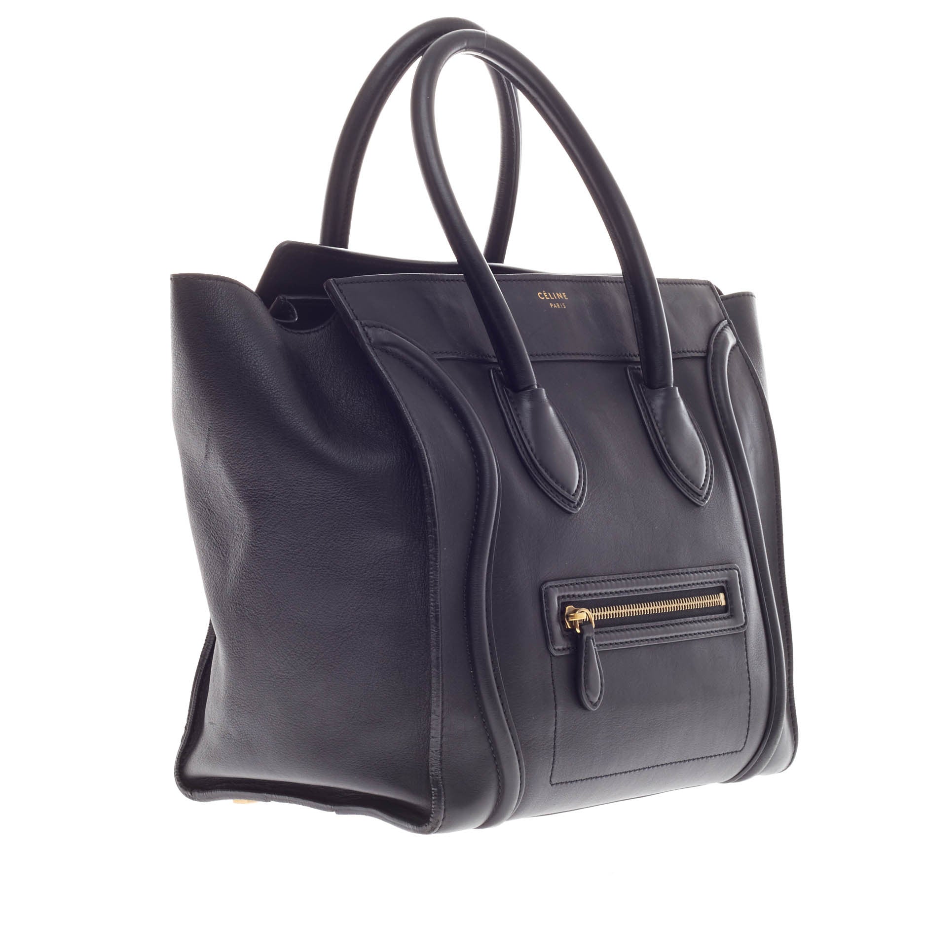 Luggage Handbag Smooth Leather Mini