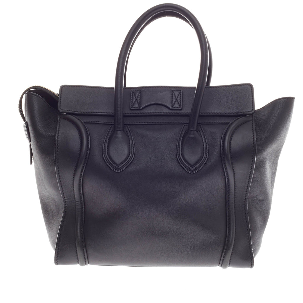 Luggage Handbag Smooth Leather Mini