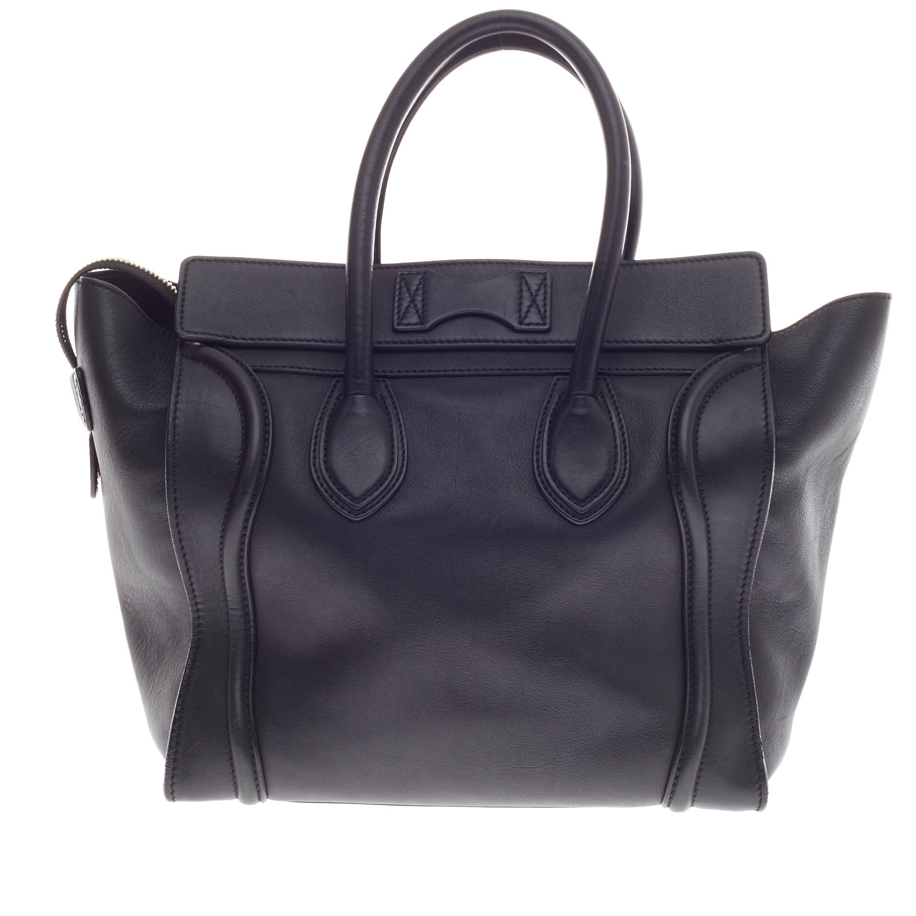 Luggage Handbag Smooth Leather Mini