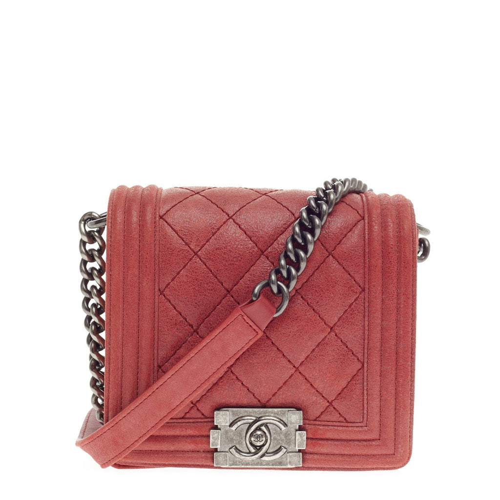 Boy Flap Bag Quilted Calfskin Mini