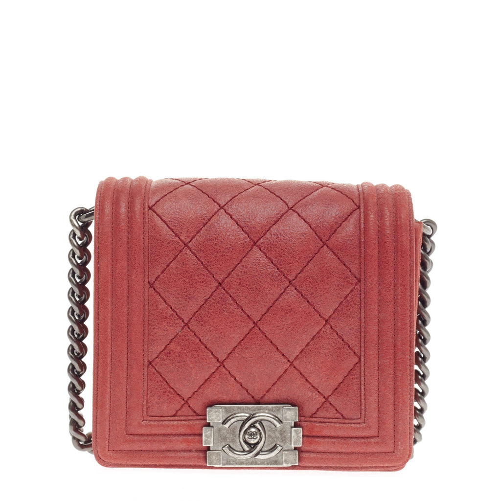 Boy Flap Bag Quilted Calfskin Mini