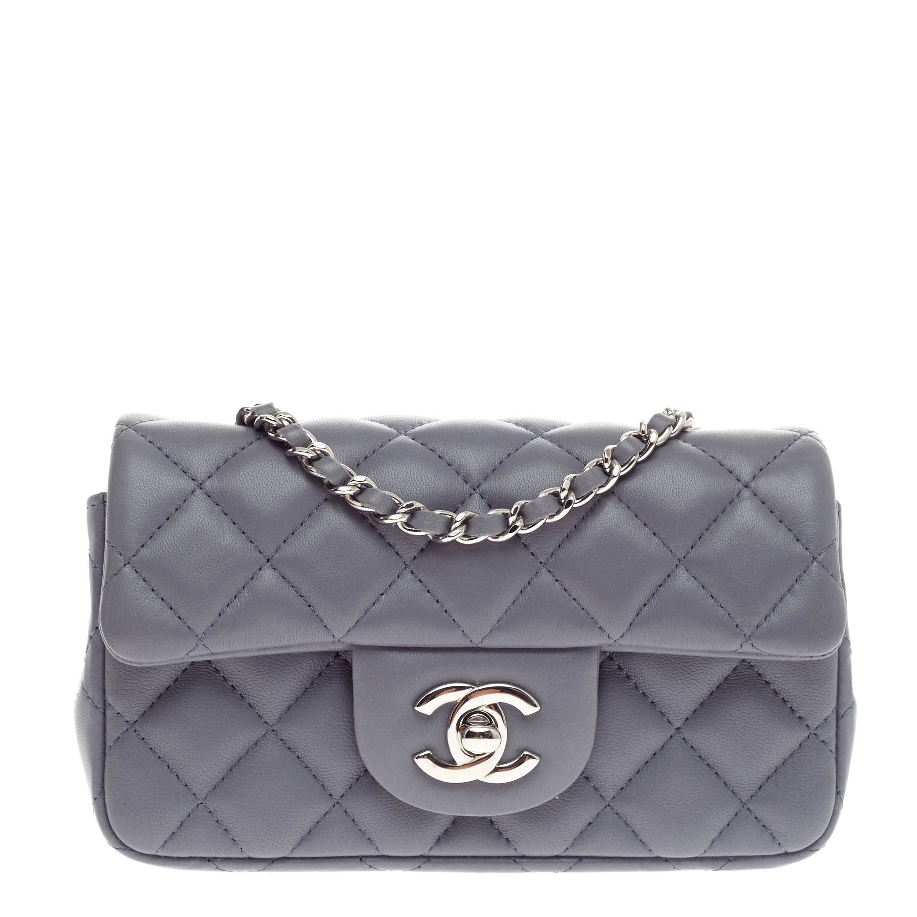 Classic Single Flap Bag Quilted Lambskin Extra Mini