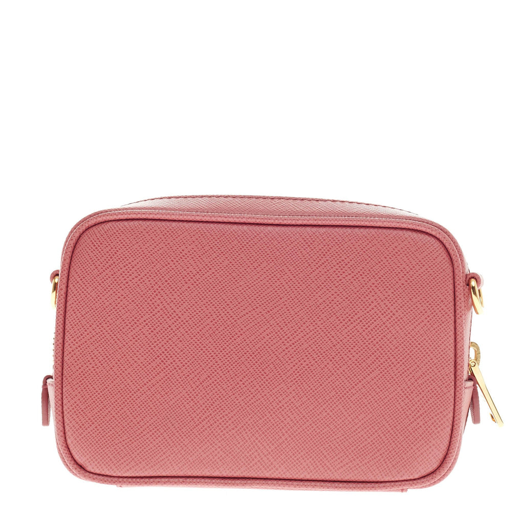 Zip Crossbody Bag Saffiano Leather Mini
