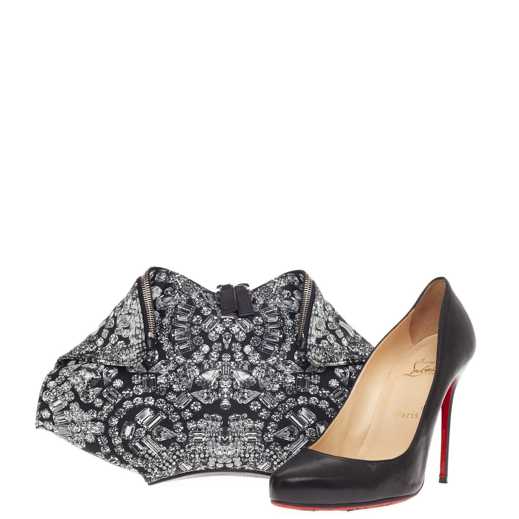 De Manta Clutch Print Textile Medium