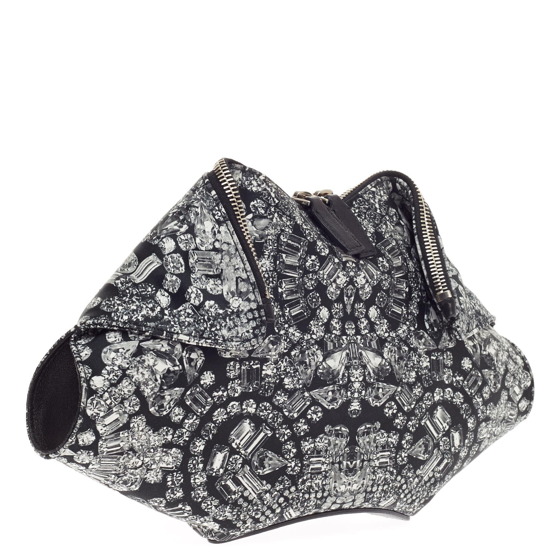De Manta Clutch Print Textile Medium