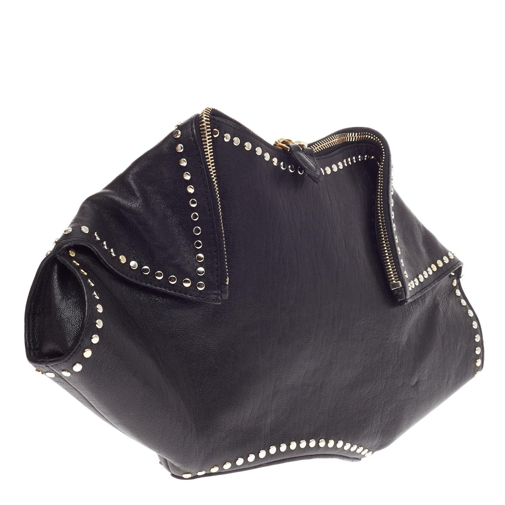 De Manta Clutch Studded Leather Large