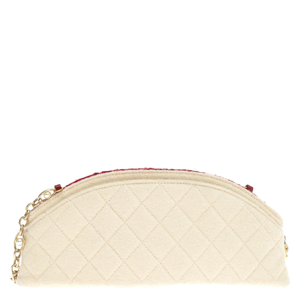 Romanov Charms Chain Clutch Wool Medium
