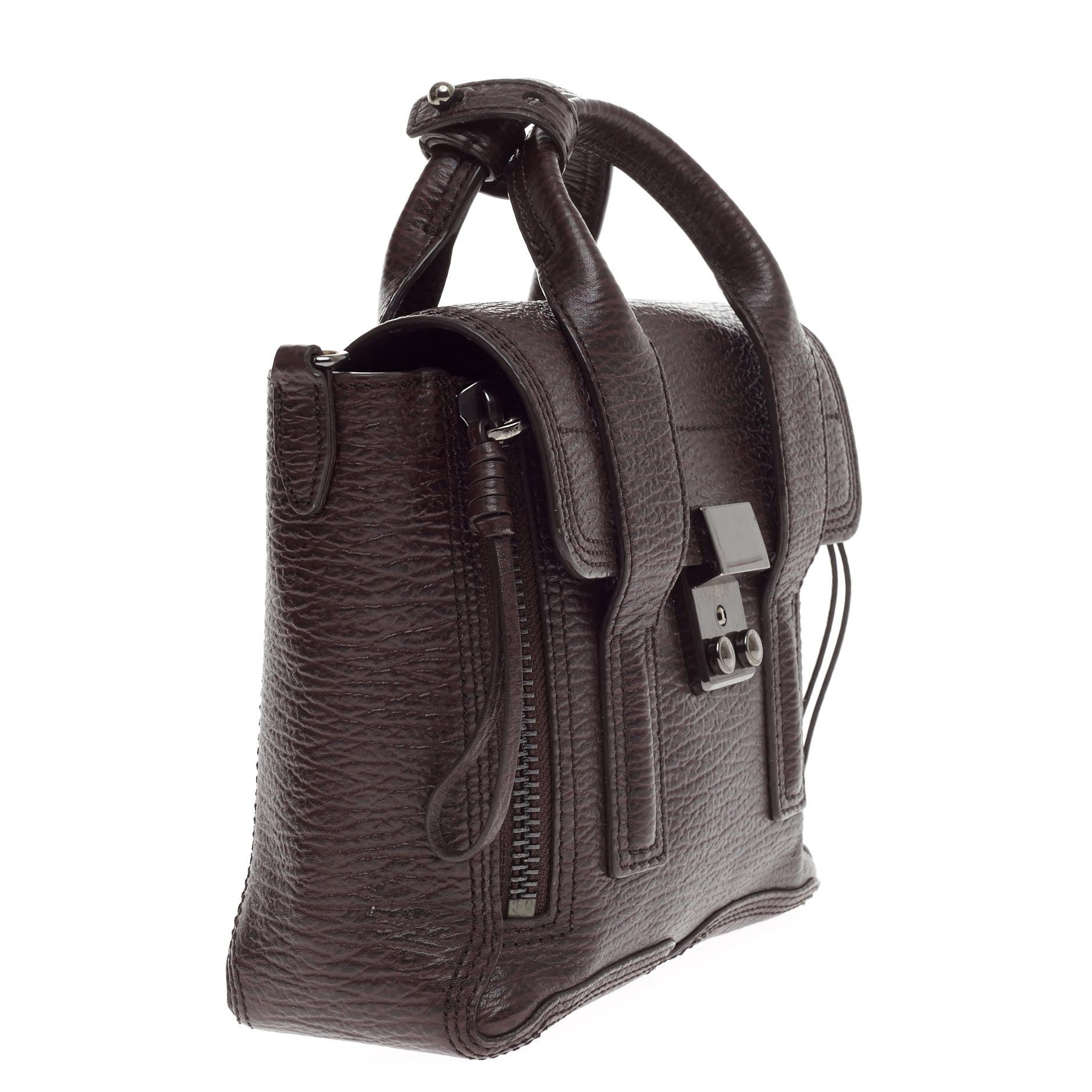 Pashli Satchel Leather Mini