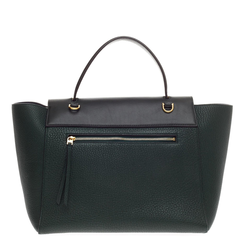 Bicolor Belt Bag Leather Mini