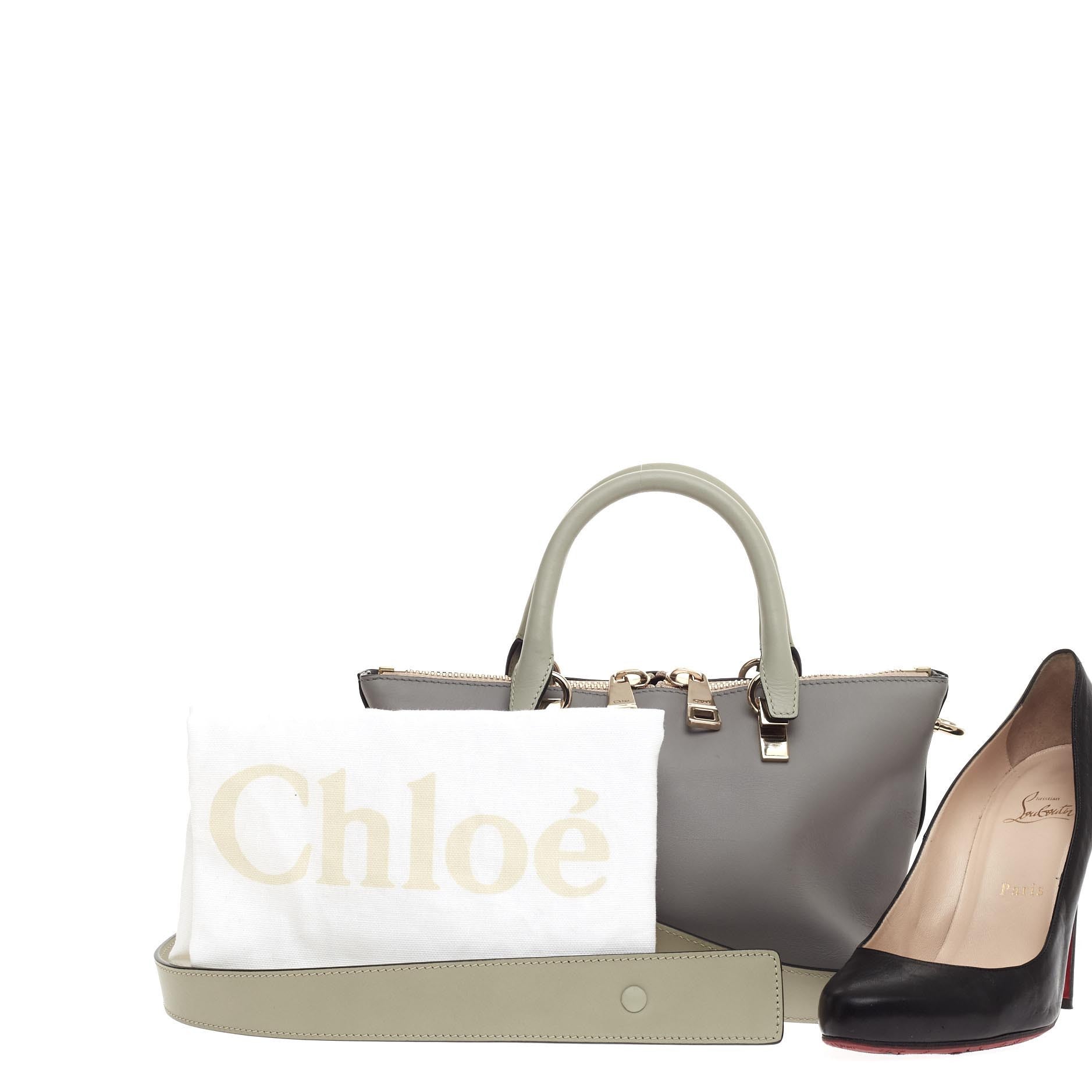 Baylee Satchel Bicolor Leather Mini