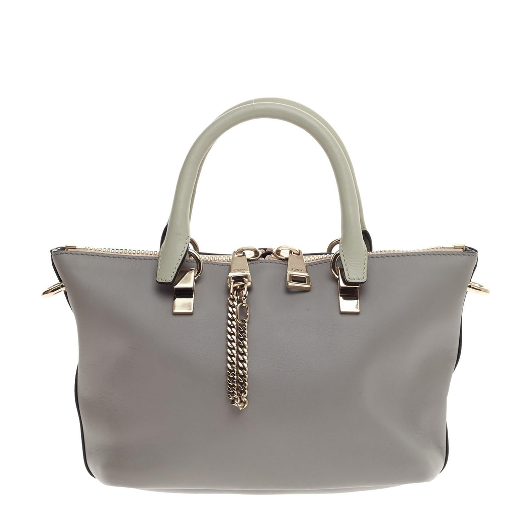 Baylee Satchel Bicolor Leather Mini