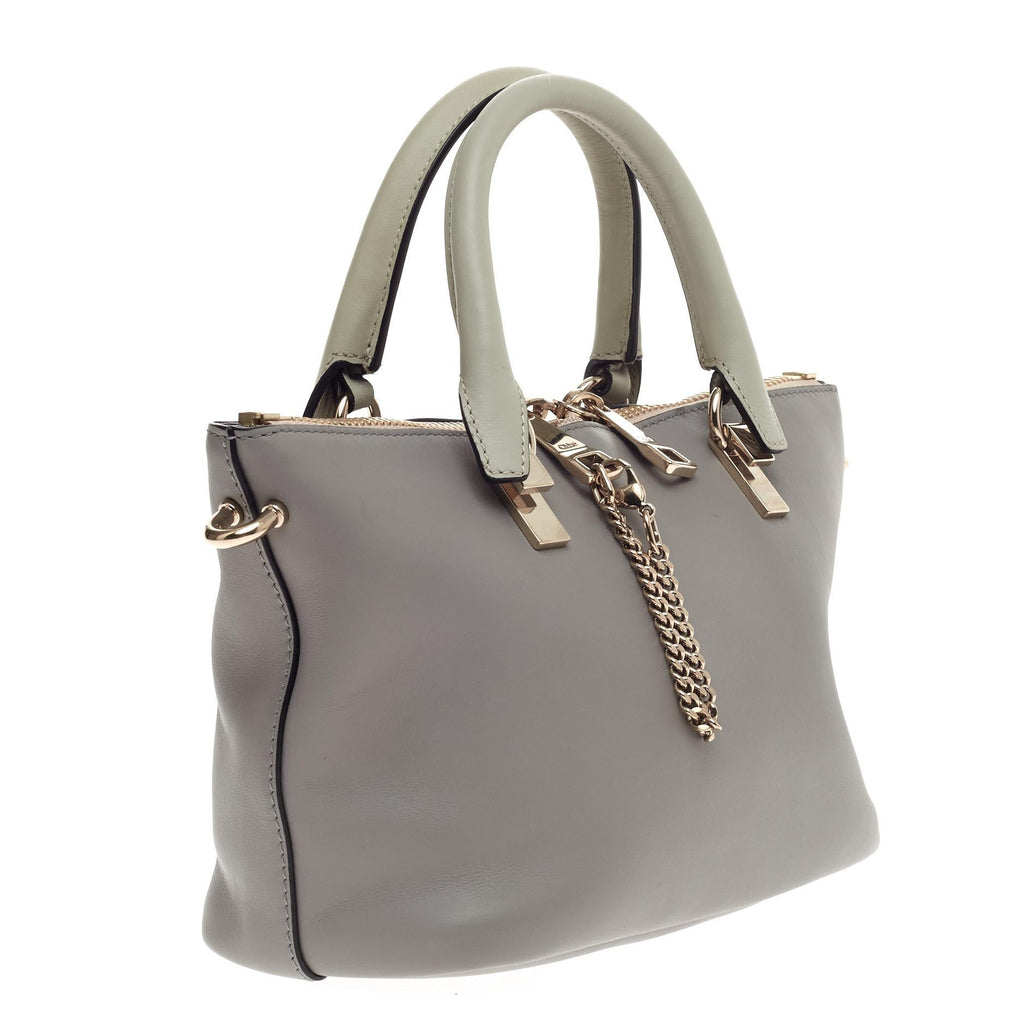 Baylee Satchel Bicolor Leather Mini
