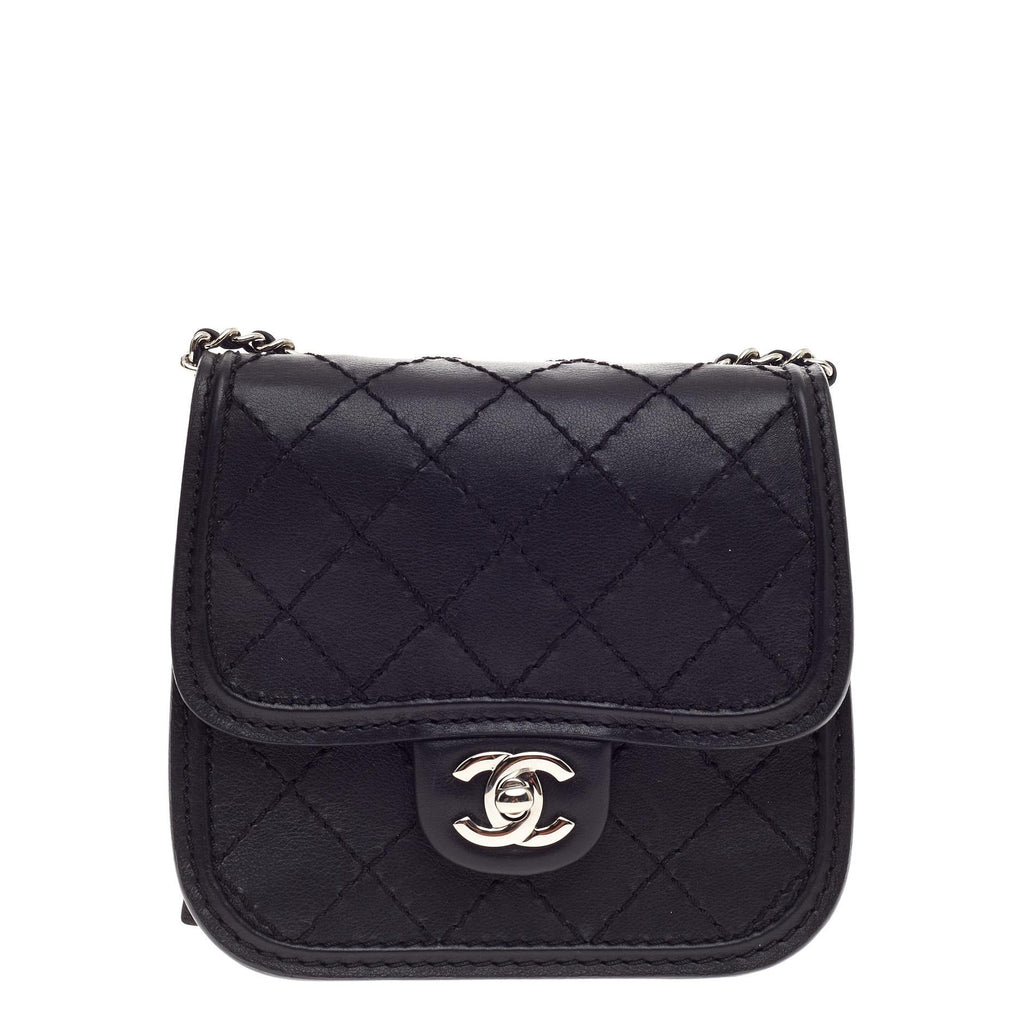 Citizen Chain Crossbody Bag Quilted Calfskin Mini