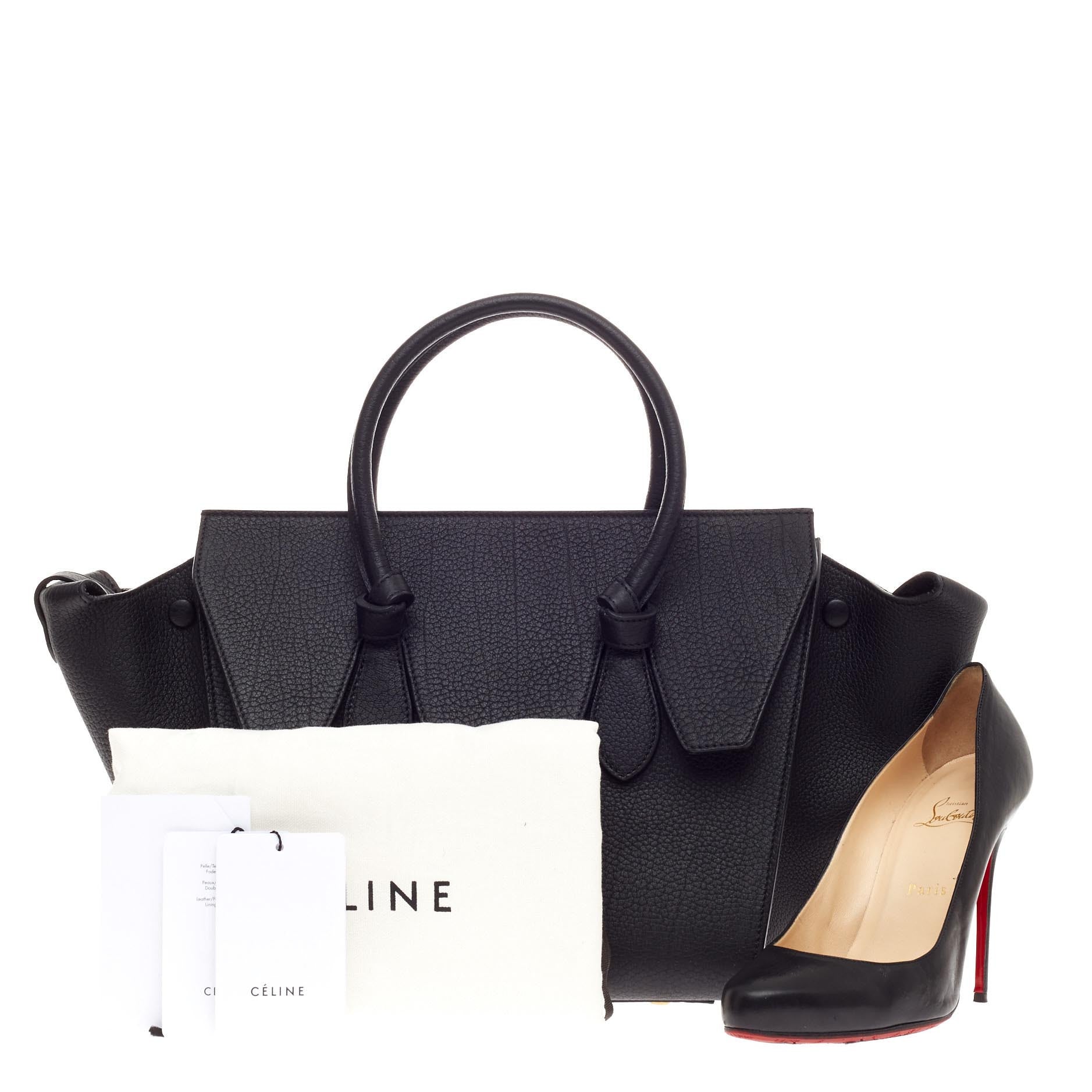 Tie Knot Tote Grainy Leather Mini