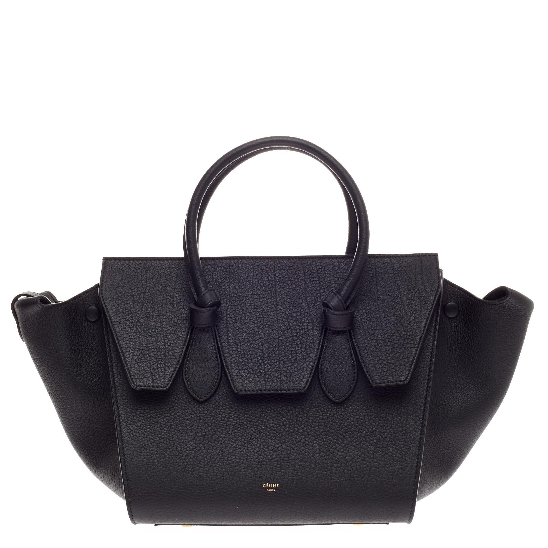 Tie Knot Tote Grainy Leather Mini